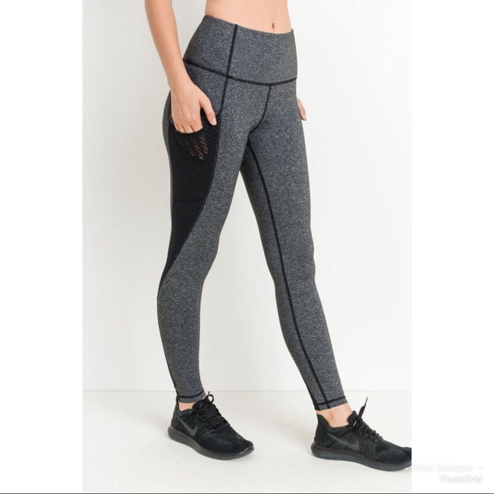 ❤️Mono B Highwaist Helix Trellis Mesh Leggings! - Picture 6 of 8